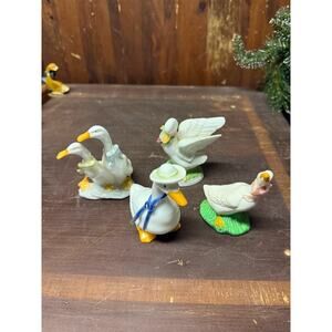 Lot of 4 Vintage Ceramic Ducks/Geese